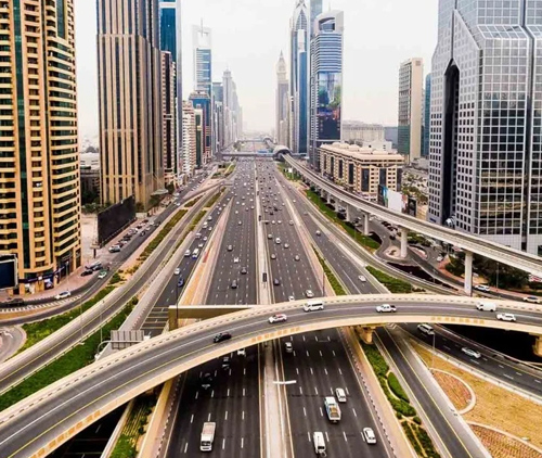 Properties near highways and metro
